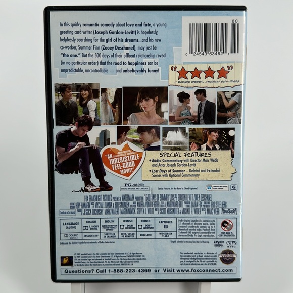 (500) Days Of Summer. Zooey Deschanel. Joseph Gordon-Levitt. - Picture 3 of 4